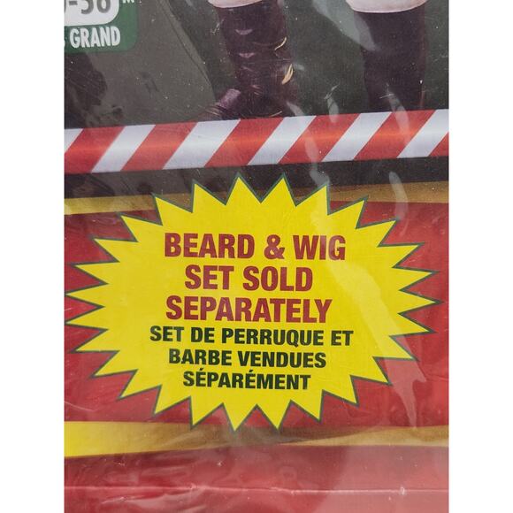 Rubie's Soft Velour 6pc Santa Suit Costume Size XL/50-56 - Picture 11 of 11